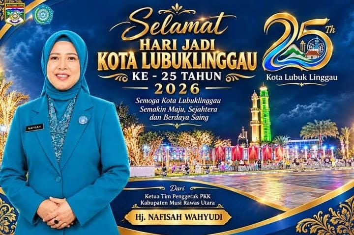 Dirgahayu Kota Lubuk Lingggau Ke 25 Tahun